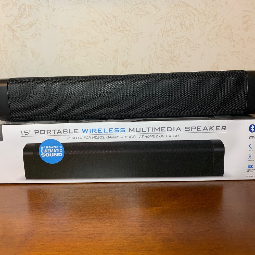 15” Portable Wireless Multimedia Speaker